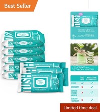 Gentle Aloe Infused Flushable Wipes  336 Count Family Pack, Septic Safe