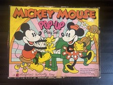 Vintage Mickey Mouse Pop-up Colorforms Play Set Disney