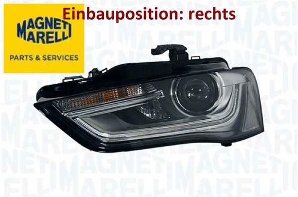 Magneti Marelli 711307024097 Hauptscheinwerfer Rechts Scheinwerfer FüR Audi-image