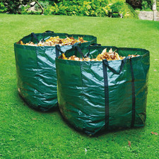 Garden Waste Bag 150L Heavy Duty Large Sack Refuse Rubbish Grass Weed PAIR