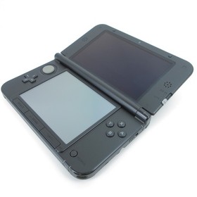 【Excellent】Nintendo 3DS LL XL Black Console ONLY Japanese Edition #NET1222/01