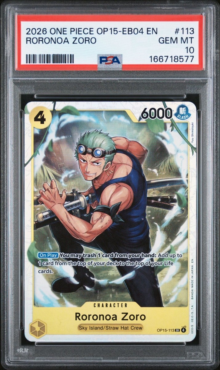 Roronoa Zoro (OP15-113) OP15-113 Adventure on Kami's Island Foil