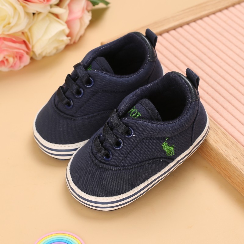 Baby Infant Classic Canvas Baby Shoes Boy Girl Soft Sole Siz