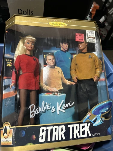 Star Trek Barbie & Ken Collector Edition 30th Anniversary Giftset Mattel Vintage