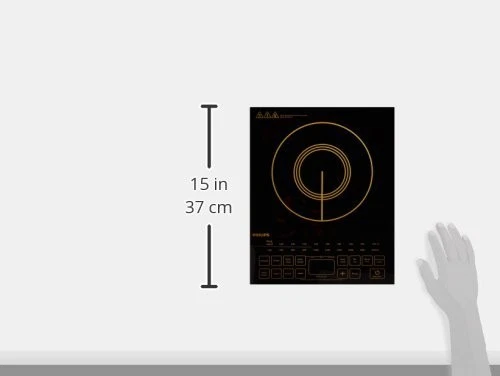 Philips Viva Collection Hd4938/01 2100 vatios sensor de placa de inducción vidrio táctil Foto 4 de 4