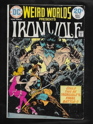 Weird Worlds #10 1974 DC Ironwolf Final Howard Chaykin Michael Kaluta