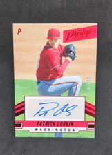2019 Panini Chronicles - Prestige Autographs Patrick Corbin #PA-PC Red /50 (AU)