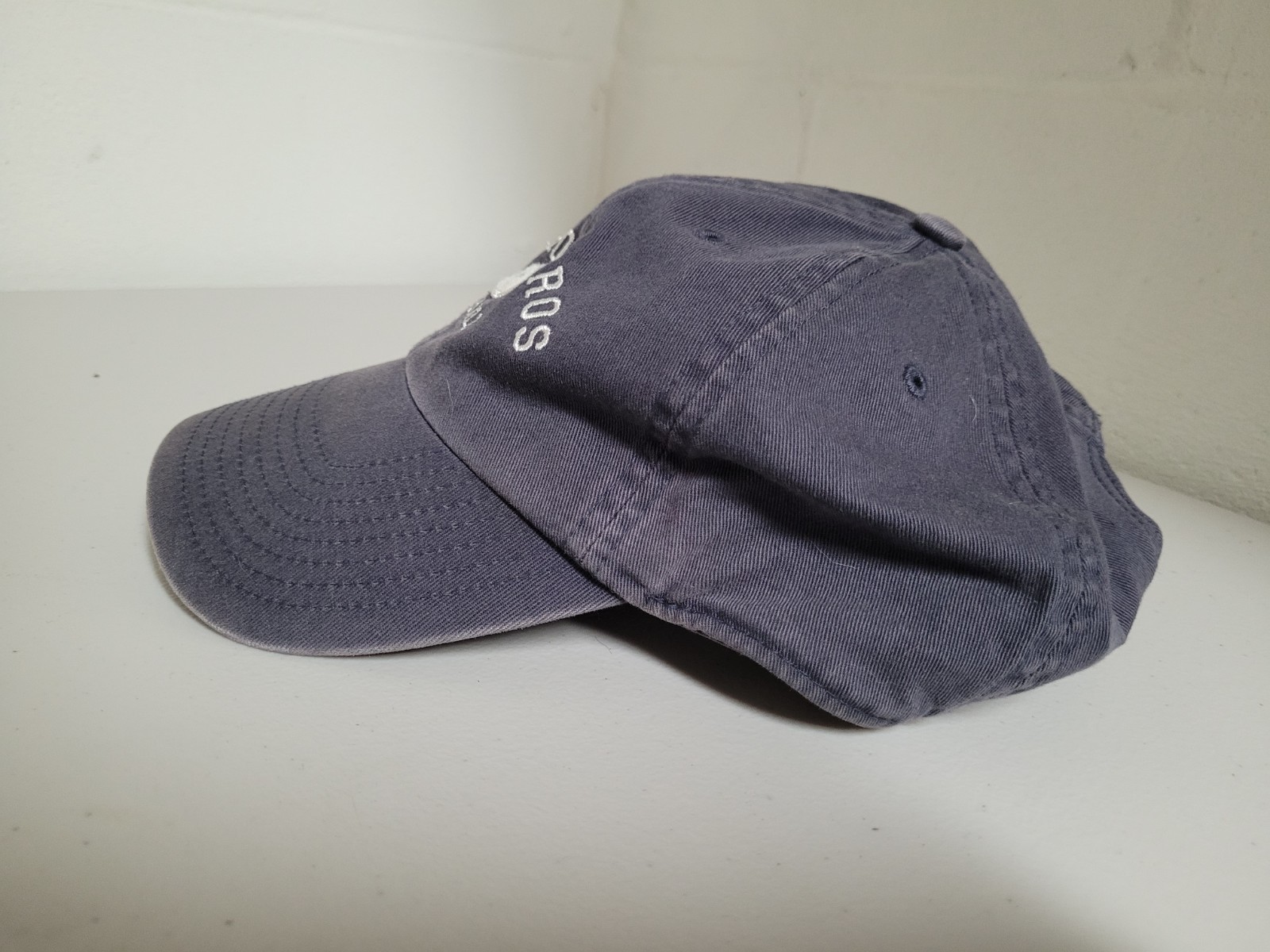Vintage Akron Aeros Adjustable Baseball Hat Cap Blue-Gray Twins Enterprise Look
