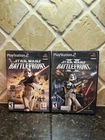 Star Wars Battlefront 1 And 2 PS2 PlayStation 2 Lot Of 2 Complete With Manuals