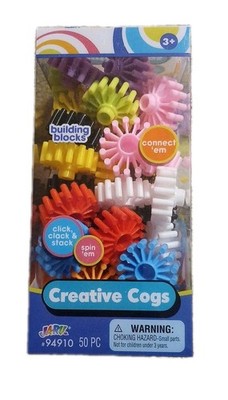 Building Blocks Spinning Toy -  Creative Cogs. Click, Clock, & Stock