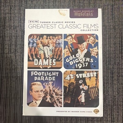 WB TCM Musicals DVD Box Set Dames, Gold Diggers, Footlight Parade, 42nd Street