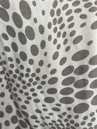 Primark white & grey Animal dot print T-shirt size L excellent condition - Picture 3 of 4
