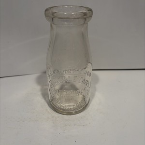 Parkdale Dairy - Half Pint Milk Bottle - HE Bugge - Washington, NJ