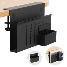 CIBOTIES Desk Side Storage, Under Desk Laptop Mount, Table Side Hanging File ...
