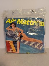 Vintage 80s SEALED 78x28 French Style Air Mat...