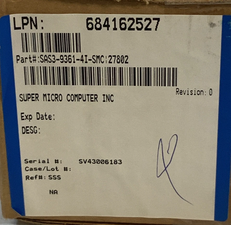 Supermicro LSI MegaRAID 9361-4I Card 4 ports+ SAS3 Raid controller NS M2C - Image 4 of 4