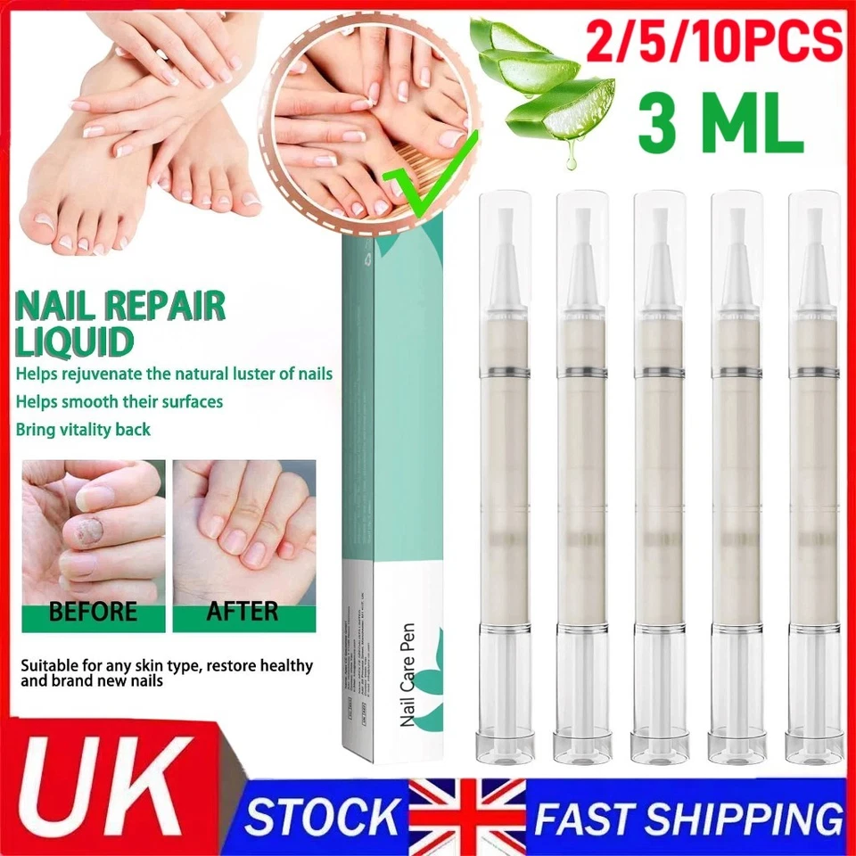 10X 3ML Nagelpflege Stift Anti Risse Nagelpflege Essenz Pilz Behandlung für Zehennagel