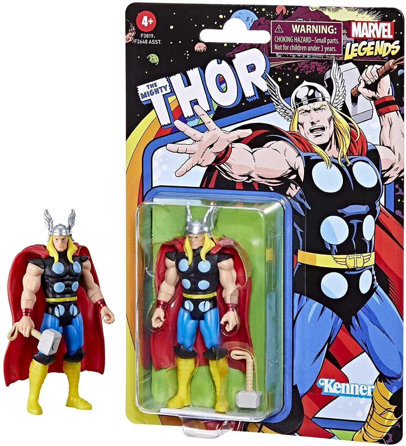 HASBRO MARVEL LEGENDS 3.75"" RETRO THE MIGHTY THOR ACTION FIGURE