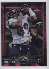 2015 Topps Chrome BCA Pink Refractor 355/399 Steve Smith Sr #84 04up
