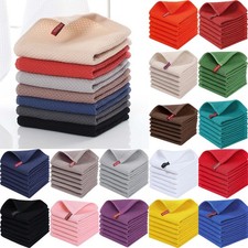 100% Cotton Tea Towels Set Kitchen Dish Cloths Clean Ultra Soft Absorbent Dry UK