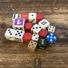 MIXED random bulk lot of 17 dice #5