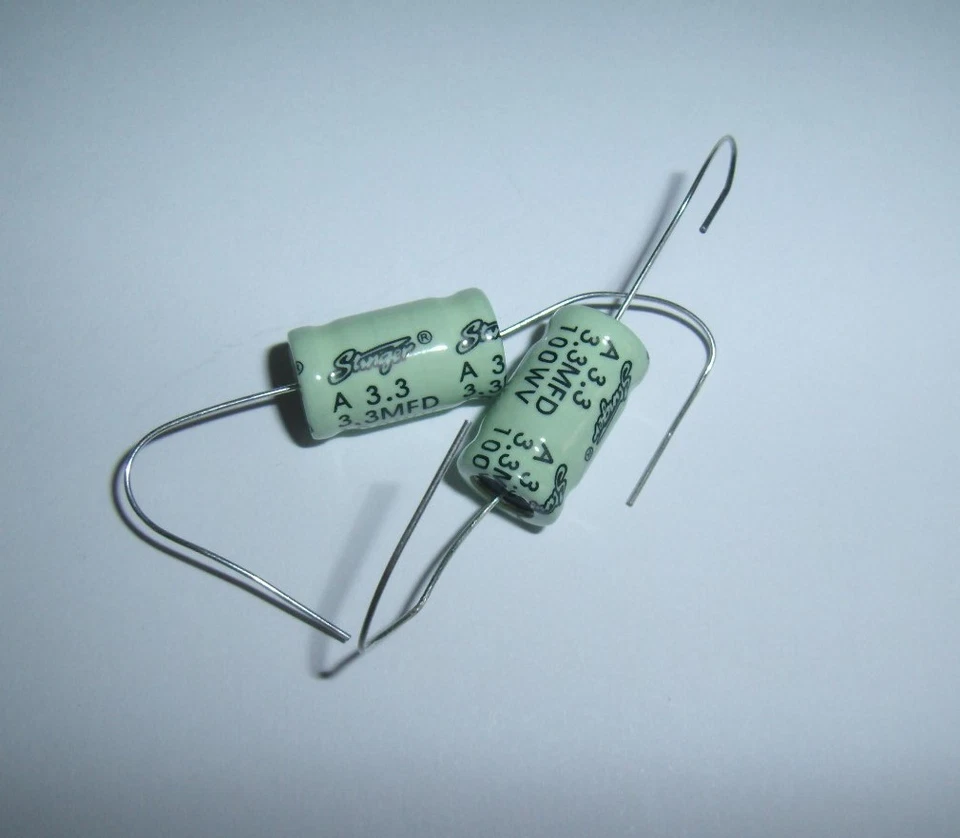 2 Stinger Pac Tweeter Capacitors Xovers Bass Blockers Car Audio Accessories New