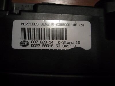 1996-2002 C280 C220 C230 CLK430 CLK320 DOOR VACUUM PUMP 2088001148