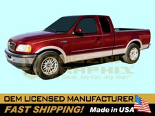 Compatible With 1997 1998 Ford F150 Lariat Truck Upper Lower Stripes Decals