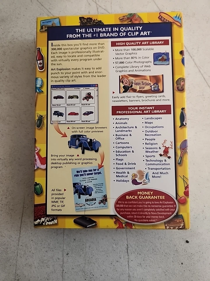 Nova Development Art Explosion 300,000 Software DVD Premium Image Collection NOS - Image 3 of 3