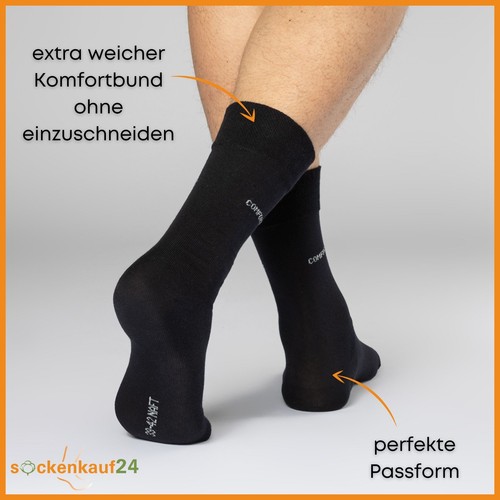 Calcetines diabéticos Comfort sin goma 5-10 pares algodón sin costuras hombre mujer - Imagen 45 de 47