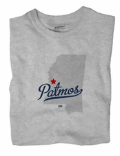 Patmos Mississippi MS T-Shirt MAP