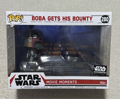 Funko Pop BOBA GETS HIS BOUNTY #280 Movie Moments Exclusive Smuggler's Bounty