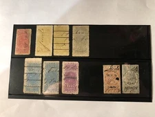 Briefmarken Fiskalmarken Gebührenmarken Revenues Brasilien Ceylon            630