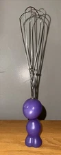 KOZIOL Alien Purple Standing WHISK MADE IN GERMANY Rare Kitchen 0485