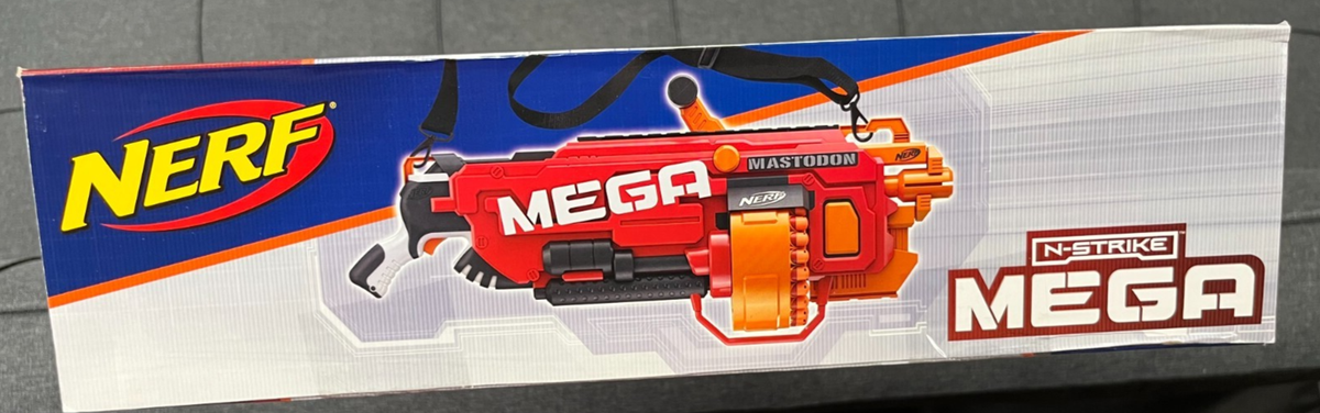 Nerf Mega Mastodon N-Strike Elite Blaster #B5575 Rare Brand-New