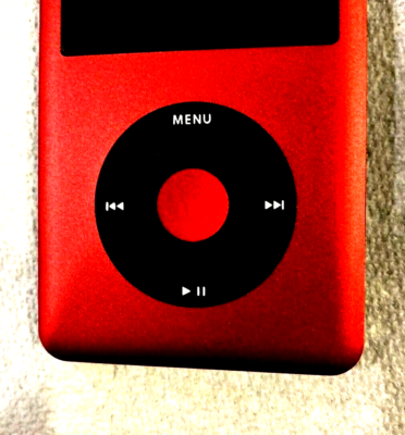 Apple iPod classic 7th Generation RED Black (256GB) Bundle with