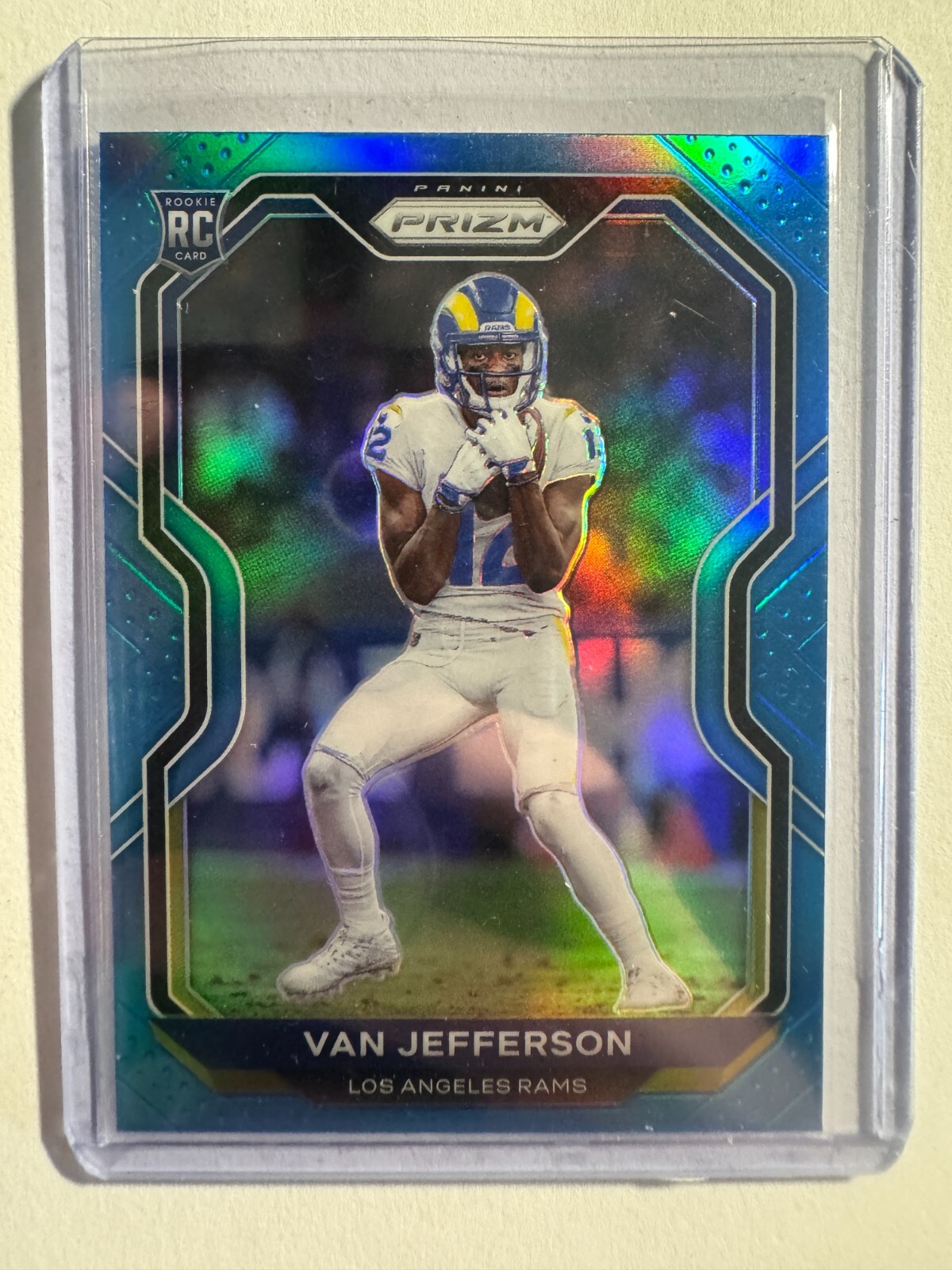 K239,185 - 2020 Panini Prizm Prizms Light Blue #377 Van Jefferson