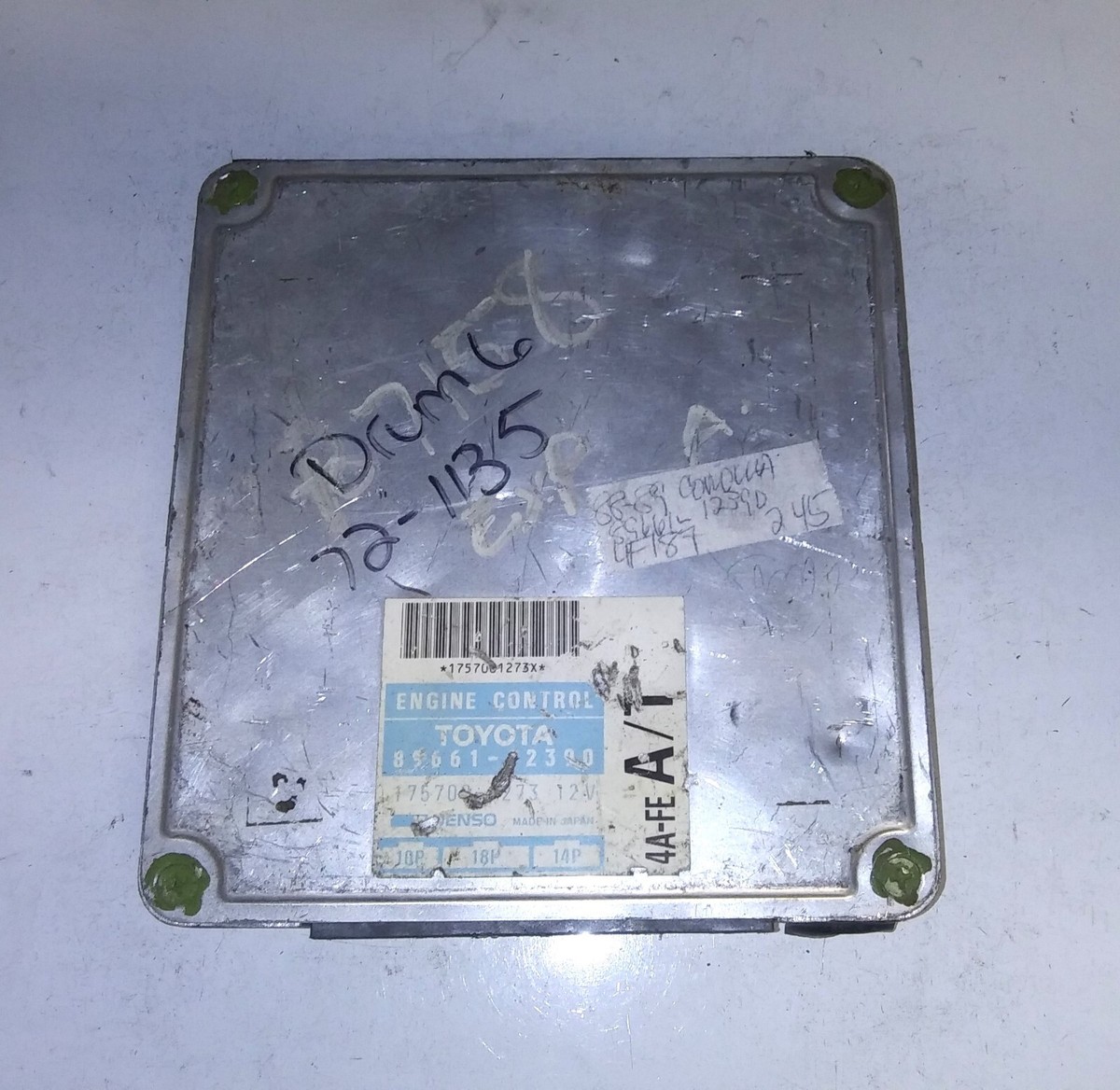 89661-12390 ecm ecu computer 1988-1989 Toyota Corolla | eBay
