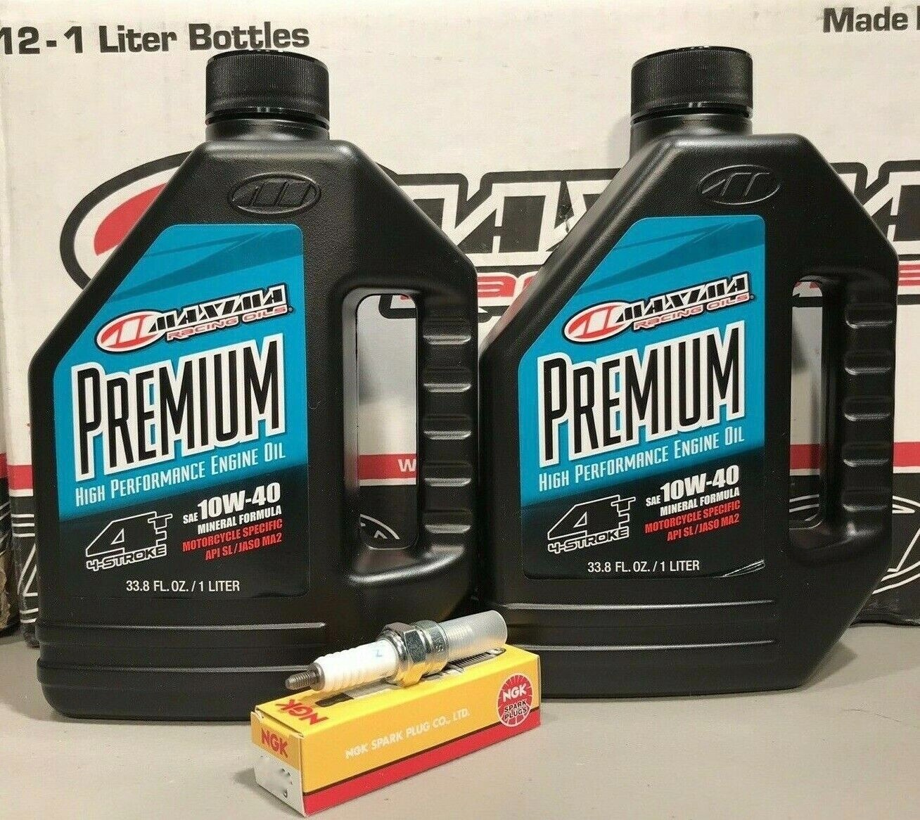 Honda CRF 230F CRF230F Maxima NGK Oil Change Spark Plug Tune Up Kit 230