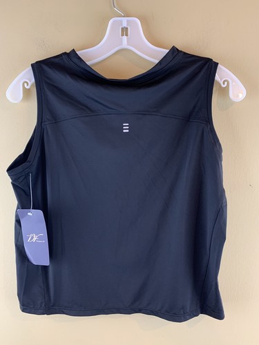 Dragon Fit Women Sleeveless Yoga Tops Workout Cool T-Shirt, Black, Size Small - Picture 5 of 11
