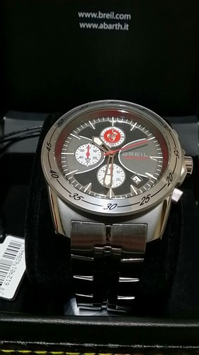 Orologio BREIL ABARTH Uomo Cronografo Nero-Rosso Acciaio - TW1247 | eBay