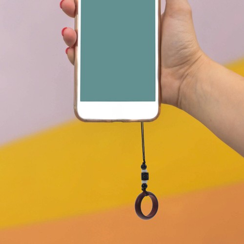 Mobile Phone Ring Buckle Finger Lanyard for Electronic Design Circle Carrying - 第 10/12 張圖片