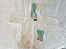 Vintage Childs Toddler Terry Cloth Grace Robe Swim Suit Cover Up Hippo