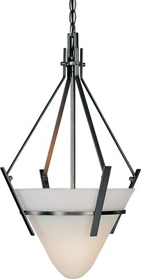 Volume Lighting V3741-44 Architectural 1 Light Pendant, Black Brushed Nickel