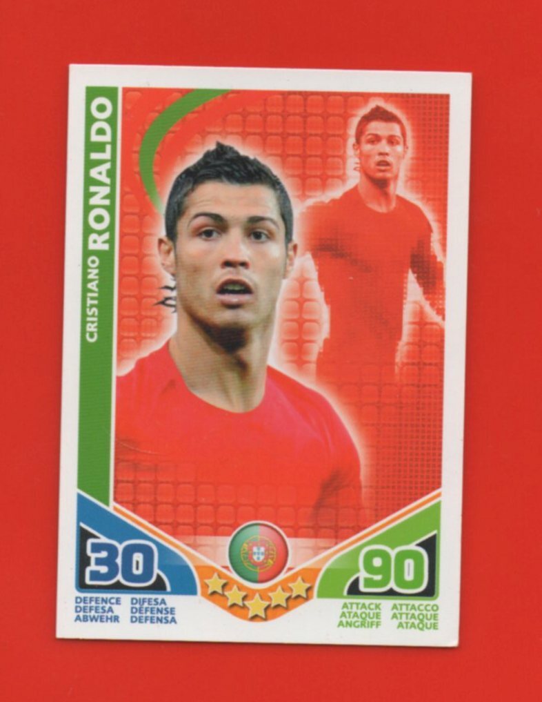 Topps Match Attax - Fußball 2010 - Portugal - RONALDO (A8601