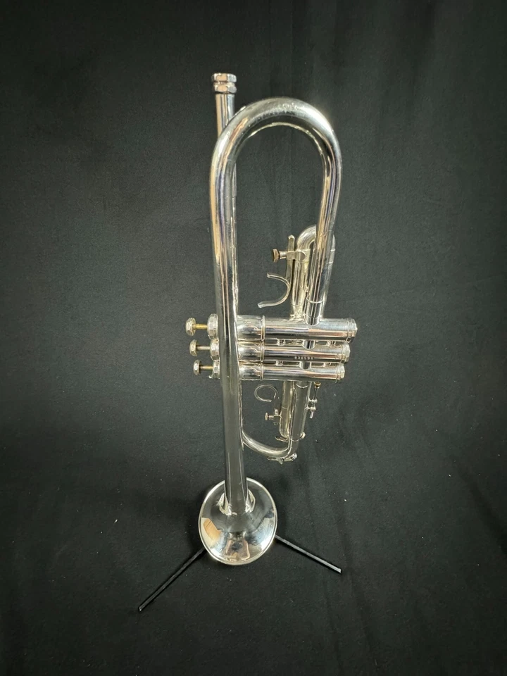 Olds Super Star Ultrasonic Silver Trumpet (Vintage ~1972) - Image 2 of 4
