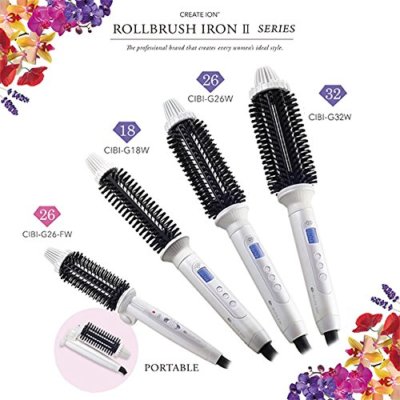 CREATE Hair Iron 26mm CREATEION Roll Brush Iron CIBI-G26W AC100V