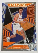 CADE CUNNINGHAM - 2021-22 Illusions - Amazing Orange Insert Parallel - Card 1