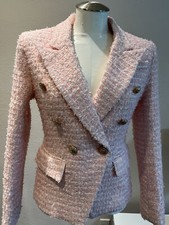 Women  s Tweed Blazer SLIM FIT Balmain style US Sz 4/6