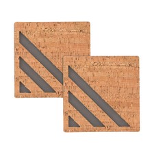 Quartet Cork and EVA Foam Cork Bulletin Wall Tiles, Natural, 6" x 6", 2/Pack